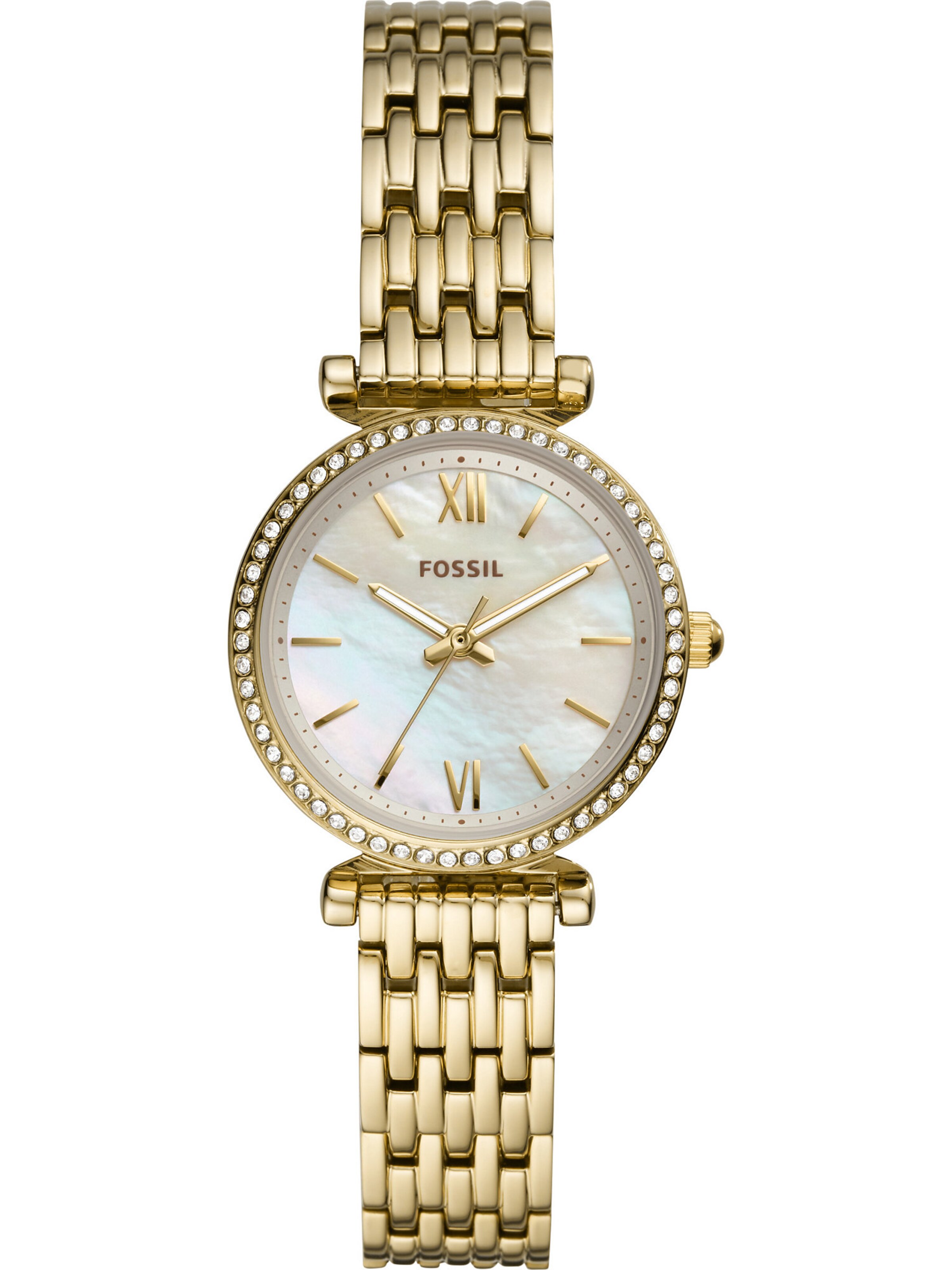 FOSSIL Uhr  'Carlie Mini' in Gold: Vorderseite