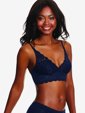 MAIDENFORM Push-up Bra ' Casual Comfort ' in Blue: front