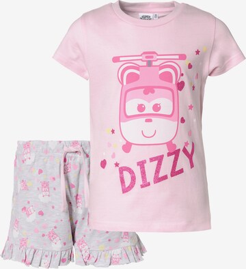 myToys COLLECTION Pajamas 'Super Wings' in Pink: front
