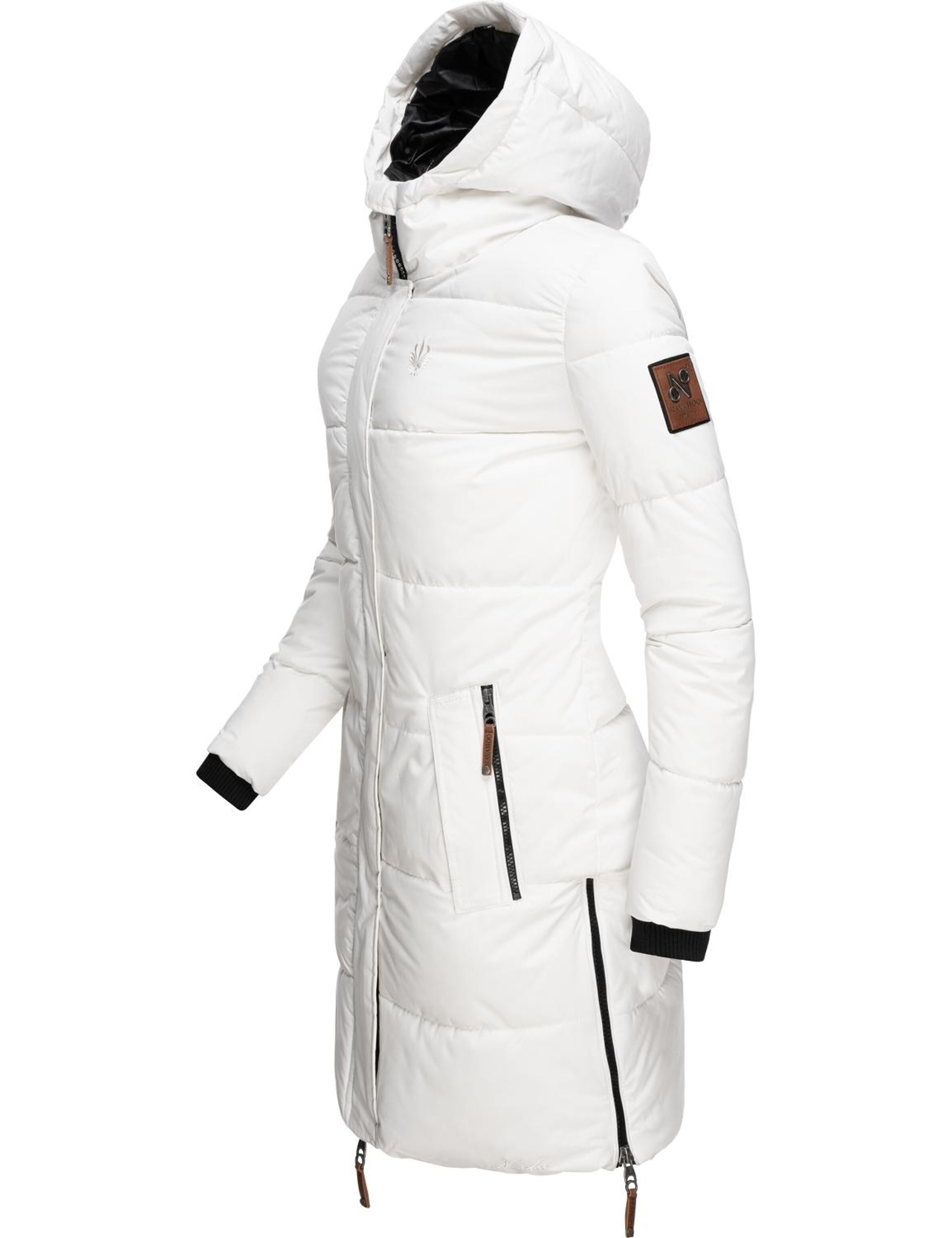 NAVAHOO Zimný kabát 'Halina' - Biela