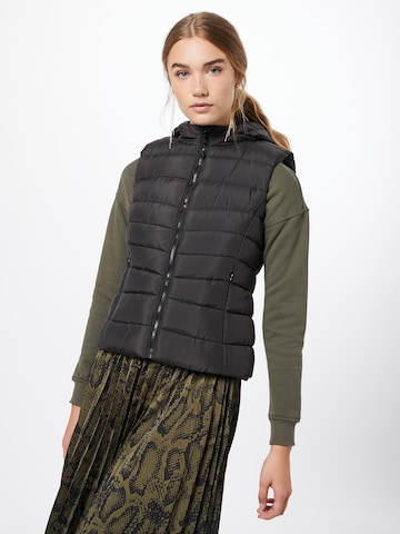 ABOUT YOU Bodywarmer 'Laureen' in Zwart: voorkant