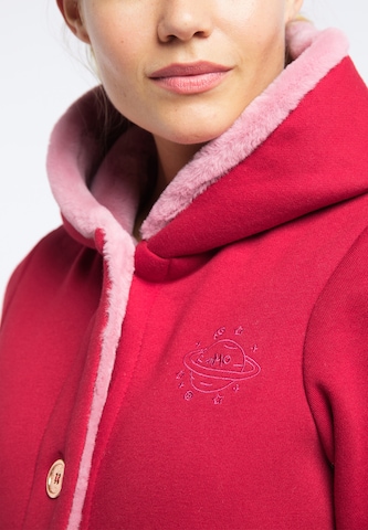 MYMO Zip-Up Hoodie in Red