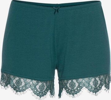 Pantaloncini da pigiama di LASCANA in verde: frontale