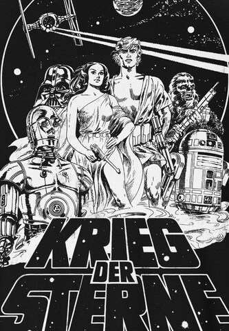 LOGOSHIRT Shirt 'Krieg der Sterne' in Black