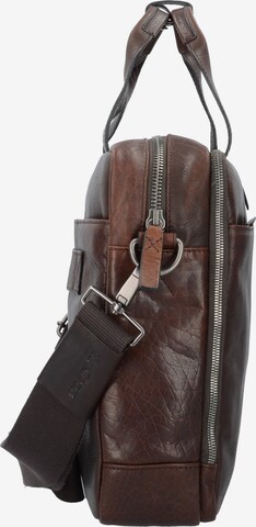 STRELLSON Document Bag in Brown