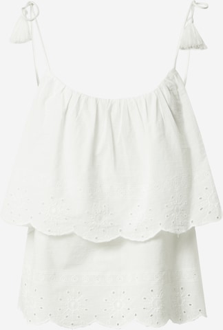 Top di VERO MODA in bianco: frontale