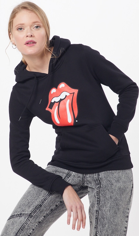 Merchcode Sweatshirt 'Rolling Stones' in Schwarz CB8333
