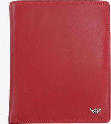 GOLDEN HEAD Wallet 'Polo' in Red: front