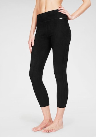 LASCANA Skinny Leggings in Black: front