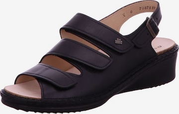 Finn Comfort Sandals in Black: front