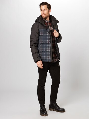 Superdry Winterjas 'Cortex' in Zwart