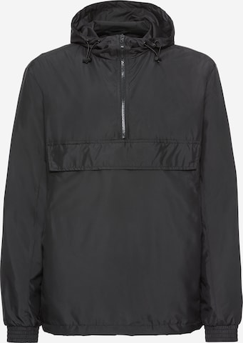 Urban Classics Between-Season Jacket in Black: front