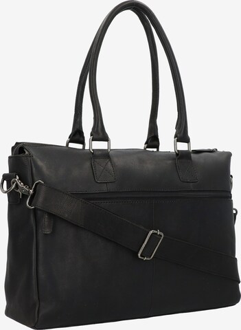 Burkely Schultertasche 'Antique Avery' in Schwarz