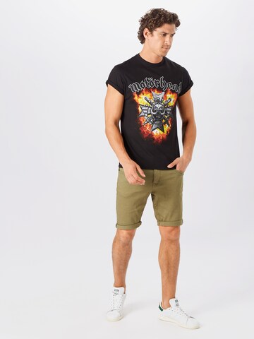 Coupe regular T-Shirt 'Motörhead Bad Magic' Mister Tee en noir