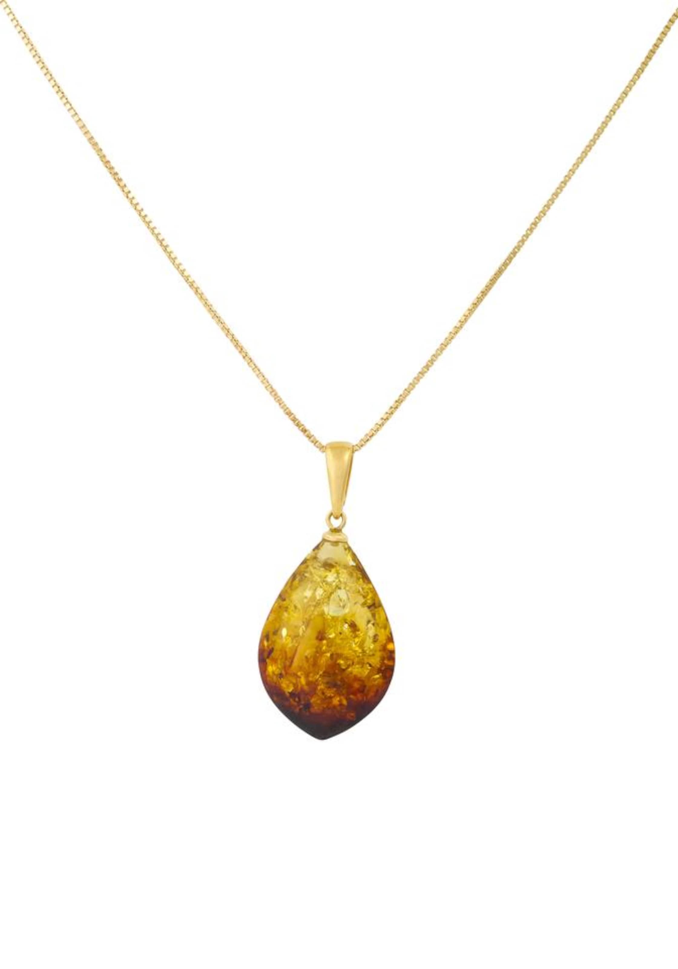 FIRETTI Necklace 'Tropfen' in Gold: front