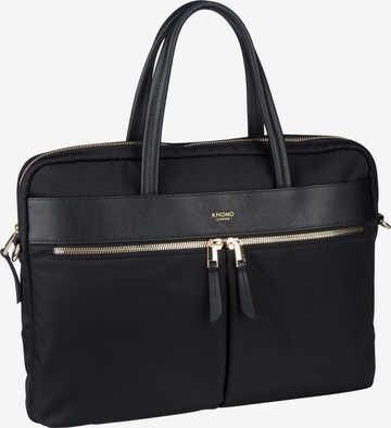 KNOMO Document Bag 'Mayfair Hanover 14' in Black: front