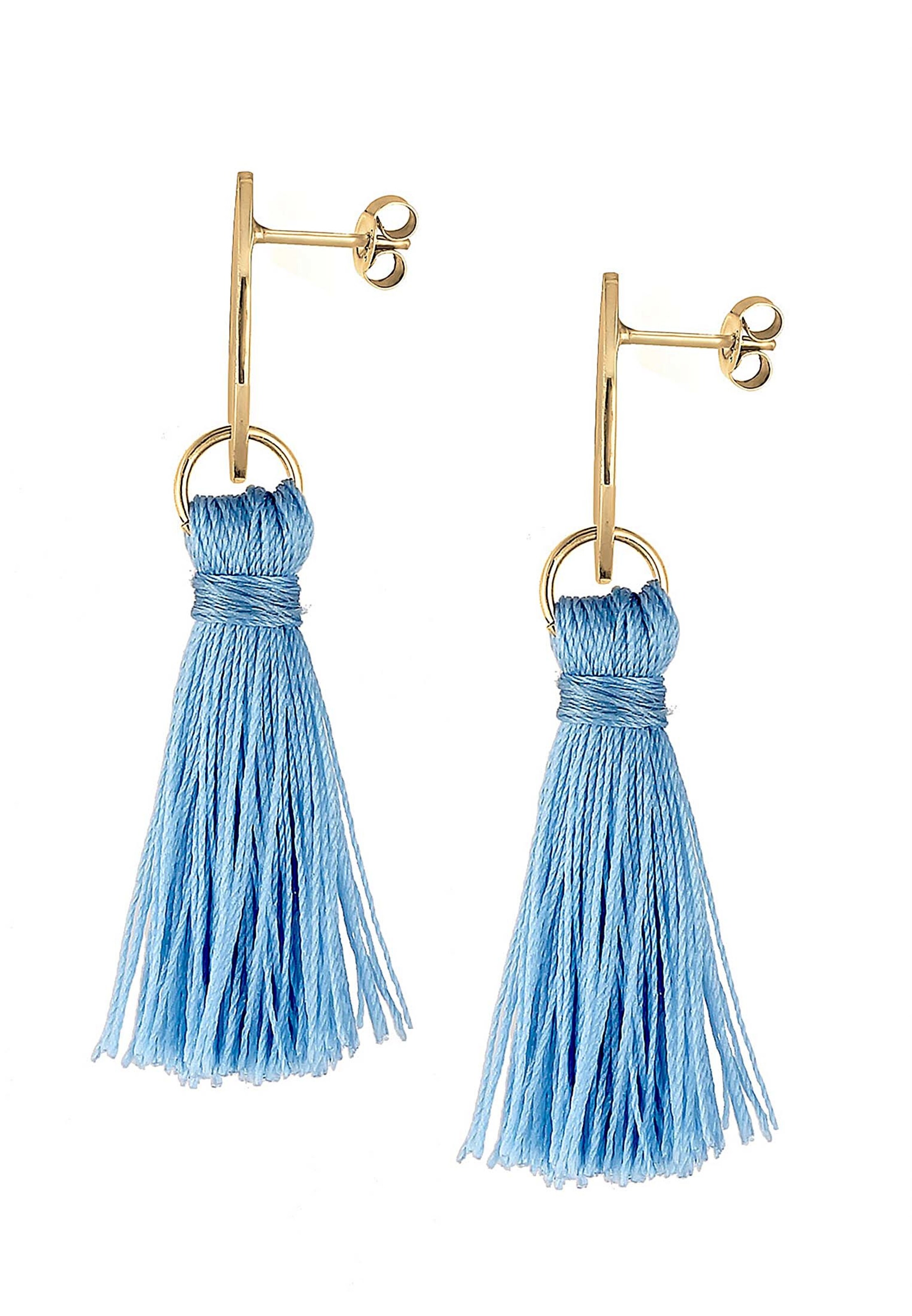 Boucles d'oreilles ELLI en bleu