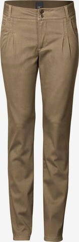 heine Broek 'Linea Tesini' in Beige: voorkant