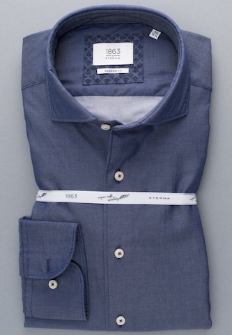 ETERNA Regular fit Zakelijk overhemd in Blauw