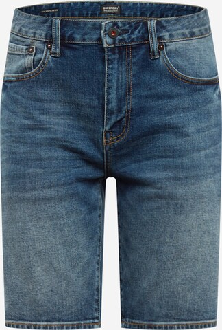 Superdry Slimfit Jeans 'Tyler' in Blauw: voorkant