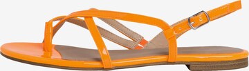 TAMARIS T-Bar Sandals in Orange