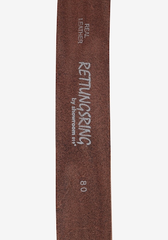 RETTUNGSRING by showroom 019° Belt in Brown