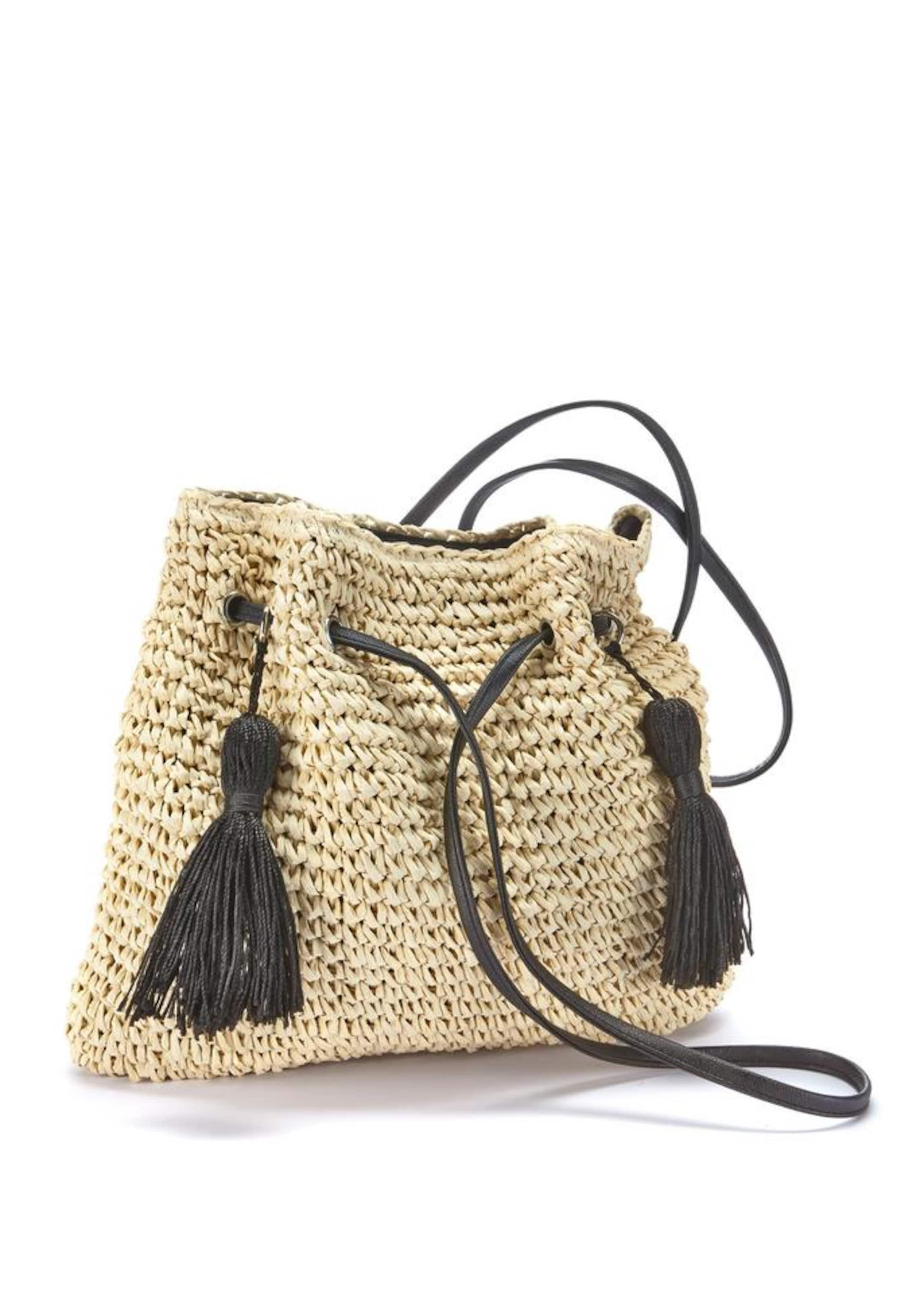LASCANA Пляжная сумка в Бежевый: спереди
