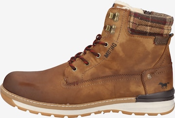 MUSTANG Lace-Up Boots in Brown