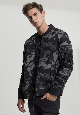 Urban Classics Between-Season Jacket in Grey: front