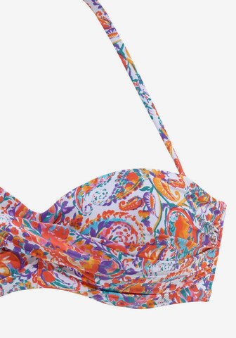 Bandeau Bikini VENICE BEACH en mélange de couleurs