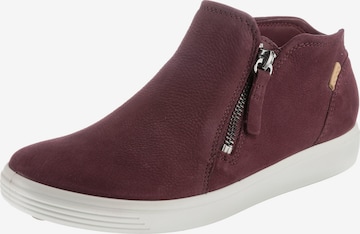 ECCO Slip-on 'Soft 7 L' in Rood: voorkant