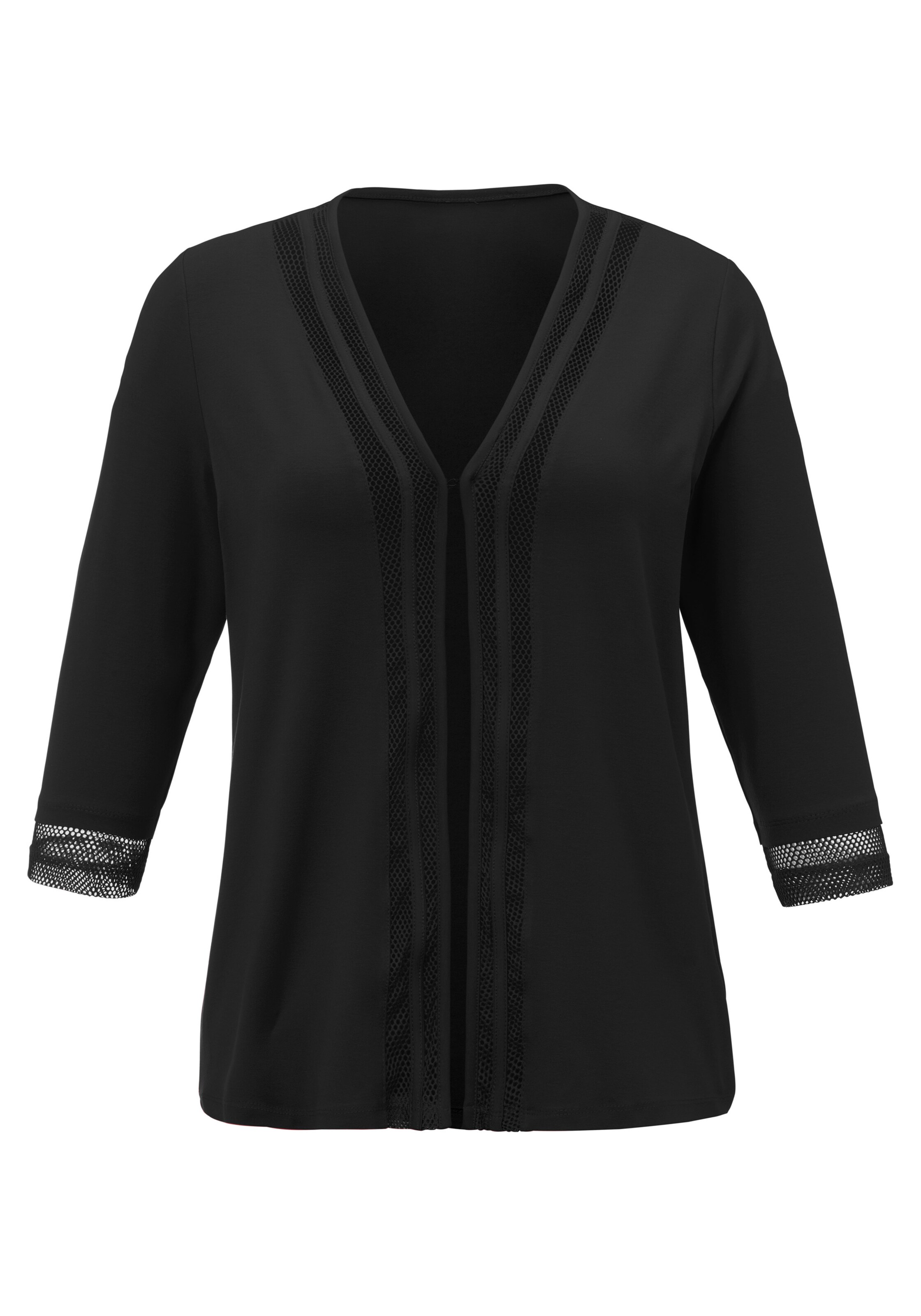 Anna Aura - Gebreid vest in de kleur Zwart