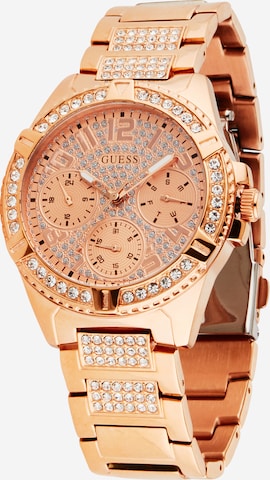 GUESS Analog Watch 'LADY FRONTIER' in Gold: front