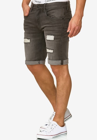 INDICODE JEANS Regular Jeans 'Caden' in Grey: front