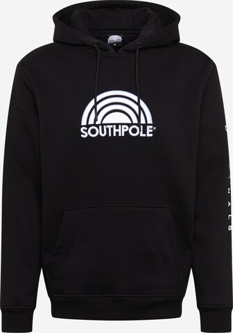 Sweat-shirt SOUTHPOLE en noir : devant