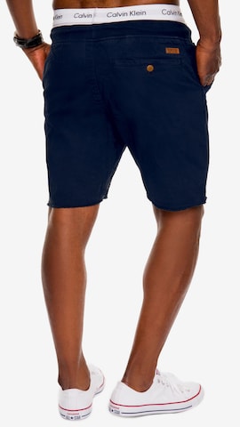 INDICODE JEANS Loosefit Shorts 'Carver' in Blau