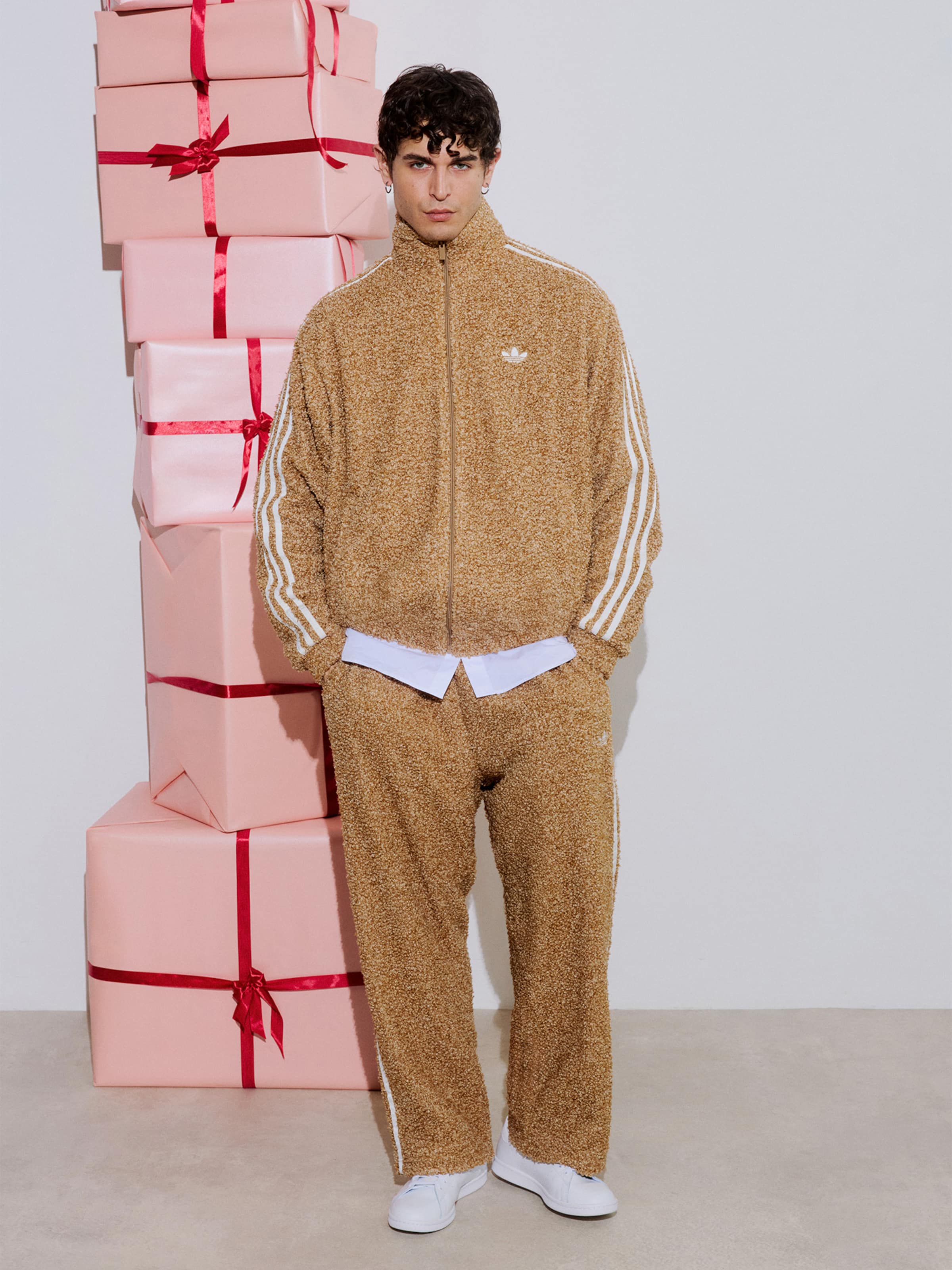 Enrico - Beige Tracksuit Look by adidas Originals