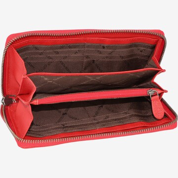 Braun Büffel Wallet 'Soave' in Red