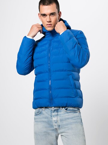 Urban Classics Steppjacke in Blau: Vorderseite