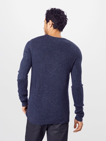 TOM TAILOR Pullover in Blau: zadná strana