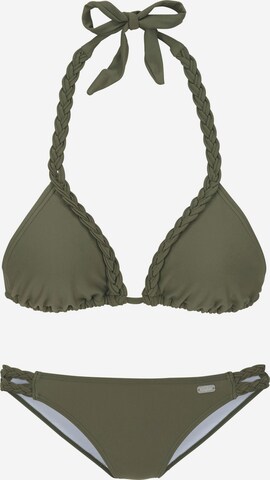 BUFFALO Bikini in Groen: voorkant