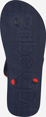 Superdry T-bar sandals in Red