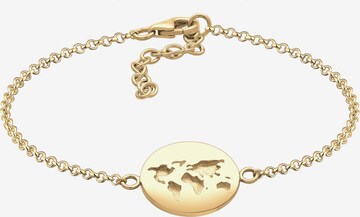 ELLI Armband 'Weltkugel' in Goud: voorkant