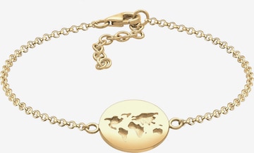 ELLI Armband 'Weltkugel' in Goud: voorkant