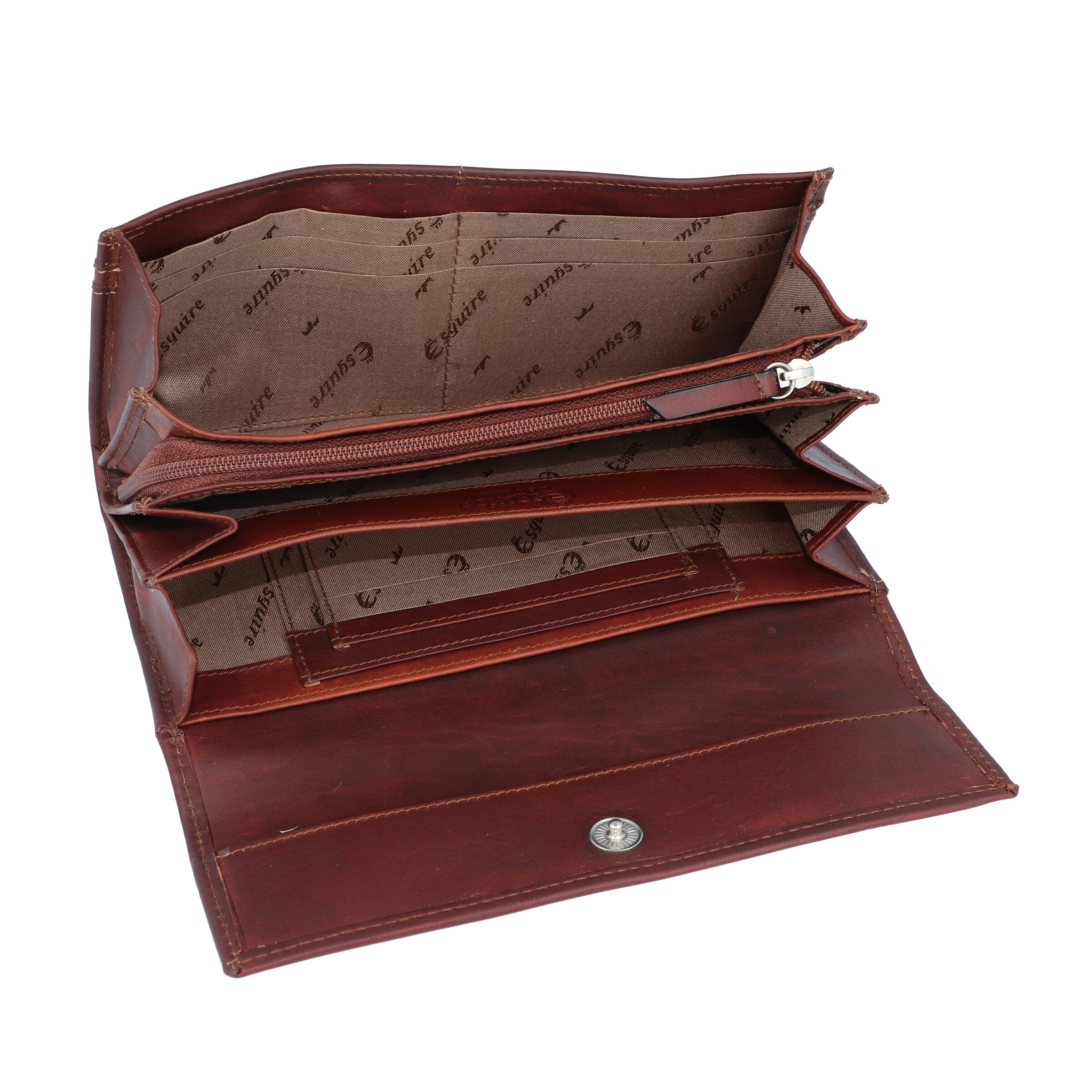 Portamonete di Esquire in marrone