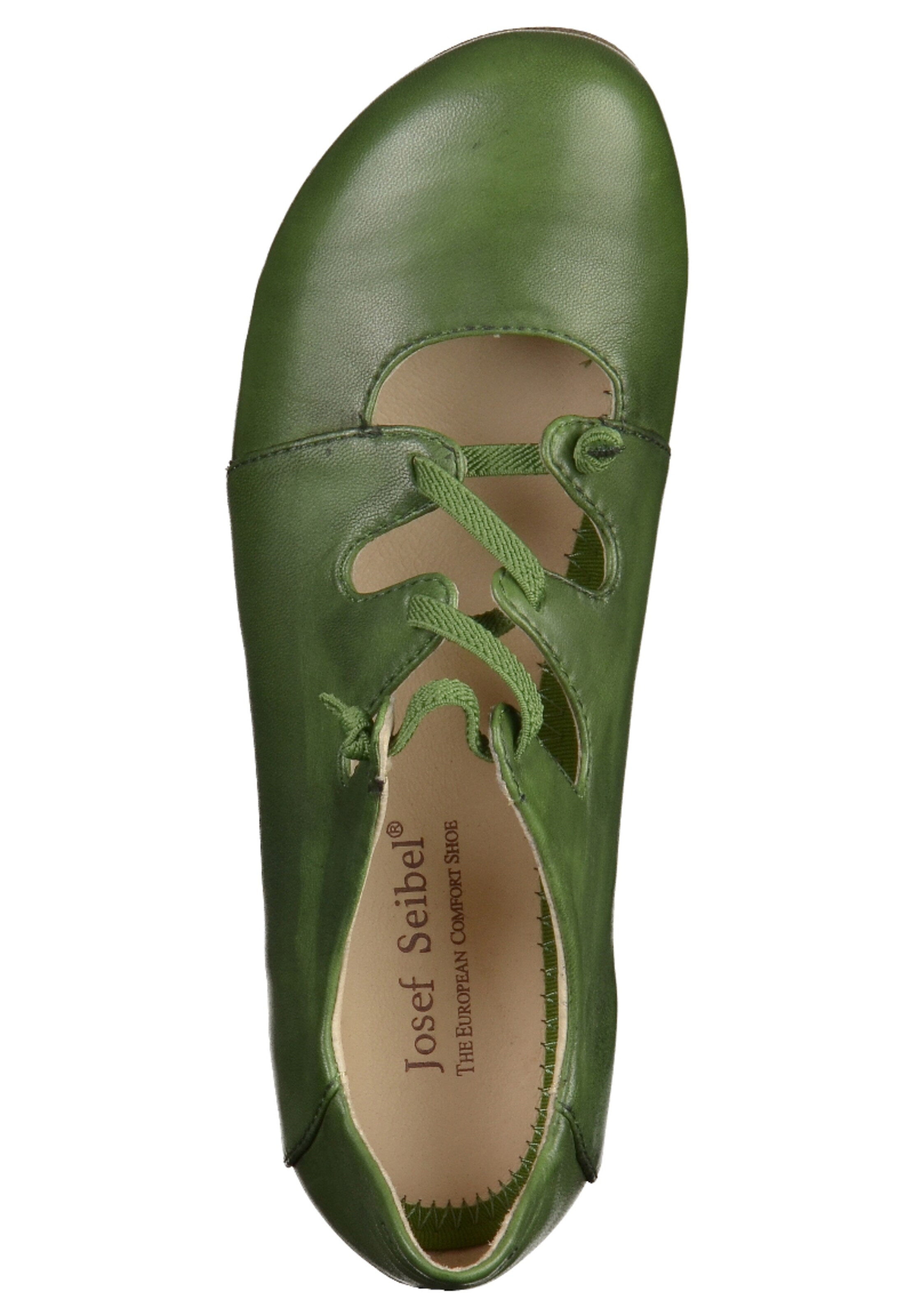 JOSEF SEIBEL Ballerina met riempjes 'Fiona' in Groen