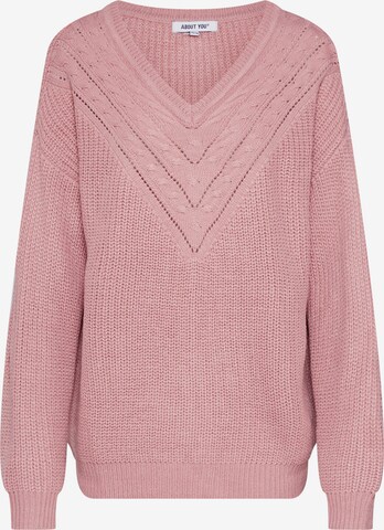 ABOUT YOU Pullover 'Emilia' in Pink: predná strana