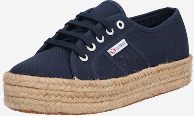 SUPERGA Låg sneaker '2730' i beige / marinblå, Produktvy