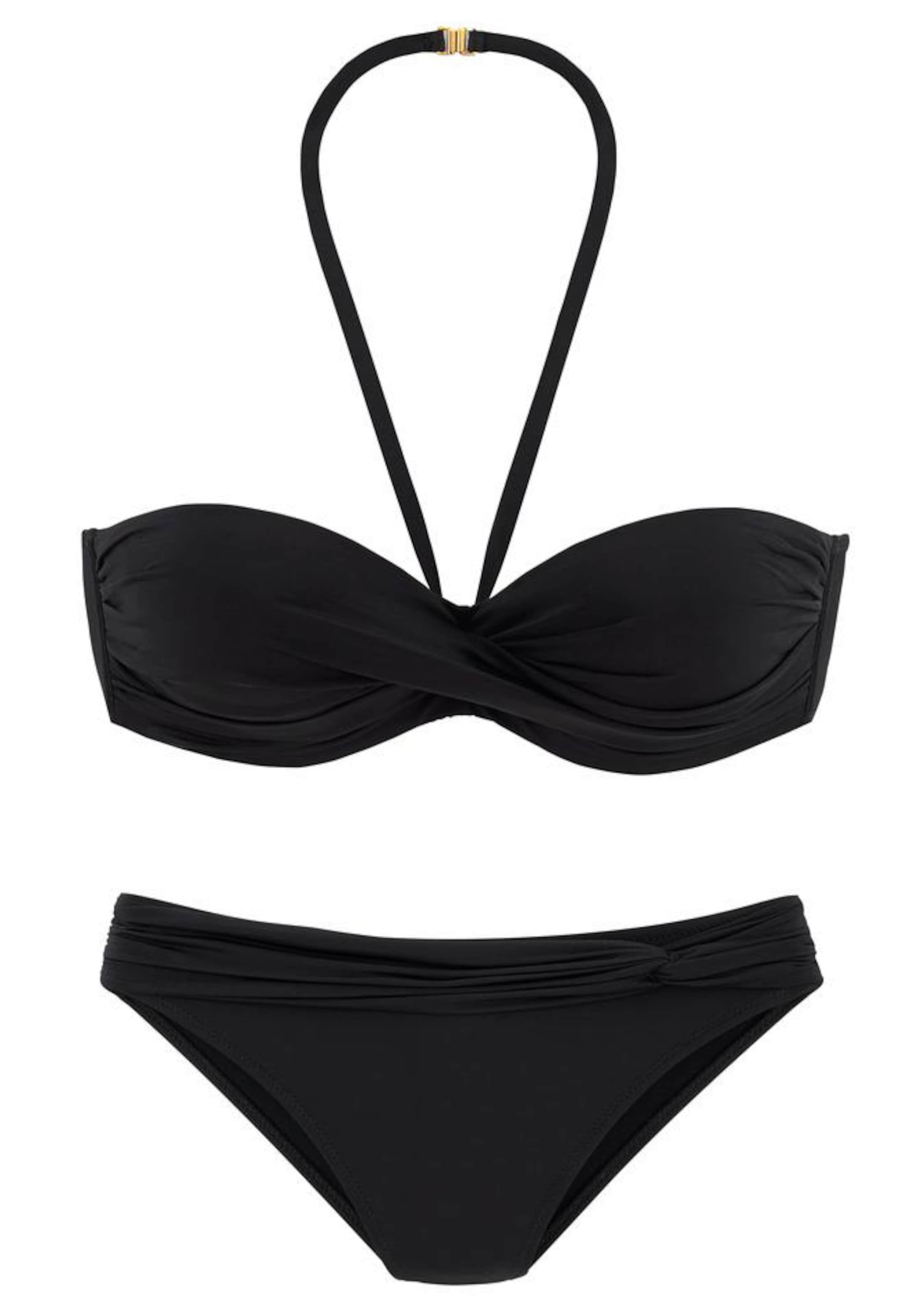 Fascia Bikini di LASCANA in nero: frontale