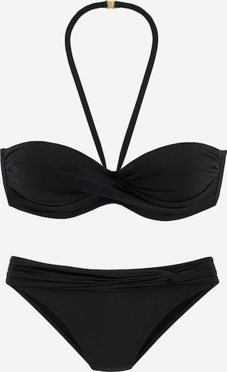 LASCANA Bikini en noir, Vue avec produit